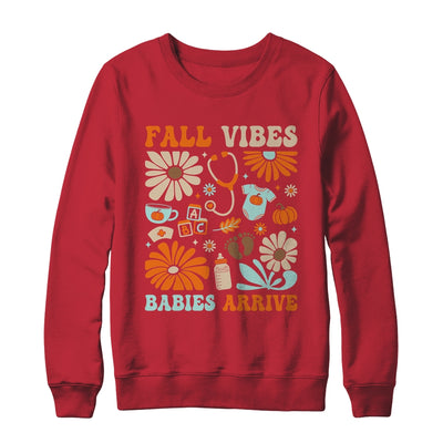 Labor & Delivery Nurse Boho Floral Autumn Stethoscope Fall Shirt & Sweatshirt | siriusteestore