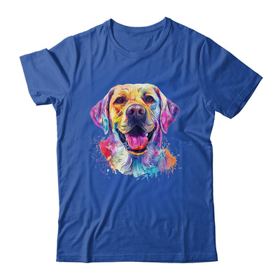Labrador Mom Lover Puppy Dog Watercolor Tie Dye Painting Shirt & Tank Top | siriusteestore