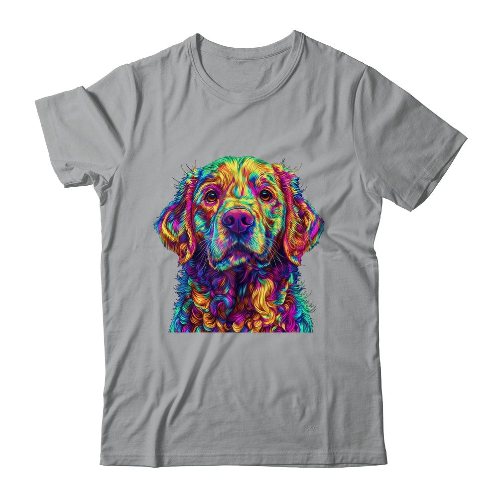 Labrador Retriever Dog Colorful Face Dog Lover Men Women Shirt & Tank Top | siriusteestore