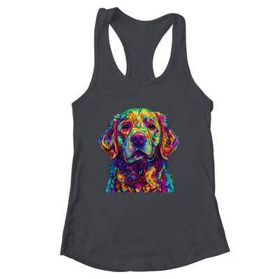 Labrador Retriever Dog Colorful Face Dog Lover Men Women Shirt & Tank Top | siriusteestore