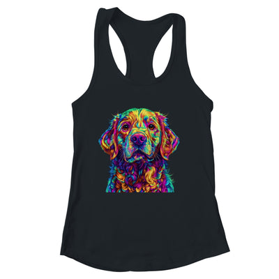 Labrador Retriever Dog Colorful Face Dog Lover Men Women Shirt & Tank Top | siriusteestore
