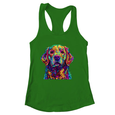 Labrador Retriever Dog Colorful Face Dog Lover Men Women Shirt & Tank Top | siriusteestore