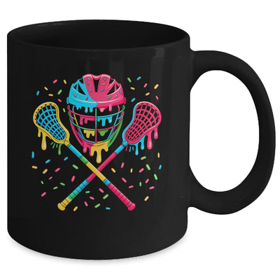 Lacrosse Drip Lax Sticks Helmet Melting Ice Cream Funny Mug | siriusteestore