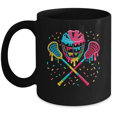 Lacrosse Drip Lax Sticks Helmet Melting Ice Cream Funny Mug | siriusteestore