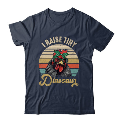 Lady Chicken Lover I Raise Tiny Dinosaurs Farmer Farm Mom Shirt & Tank Top | siriusteestore