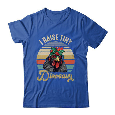 Lady Chicken Lover I Raise Tiny Dinosaurs Farmer Farm Mom Shirt & Tank Top | siriusteestore