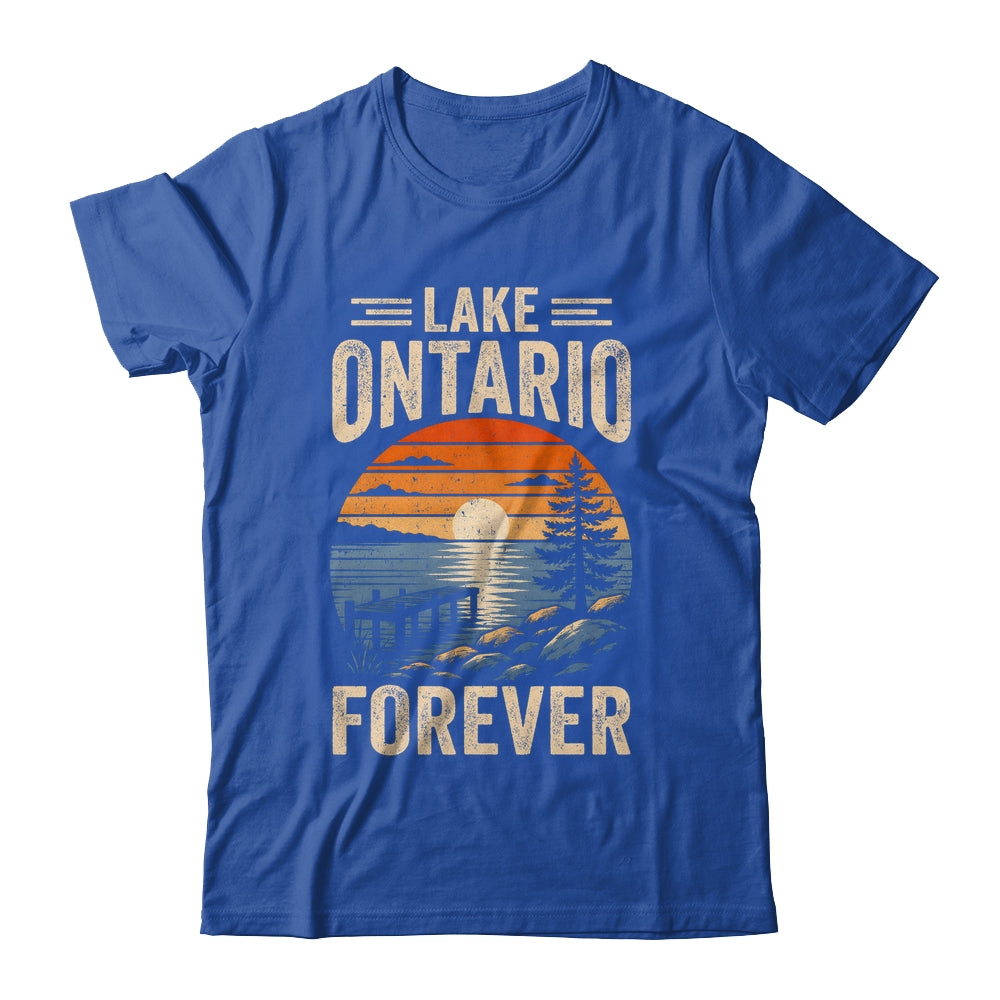 Lake Ontario Forever Retro Sunset Vintage Travel Lovers Shirt & Tank Top | siriusteestore