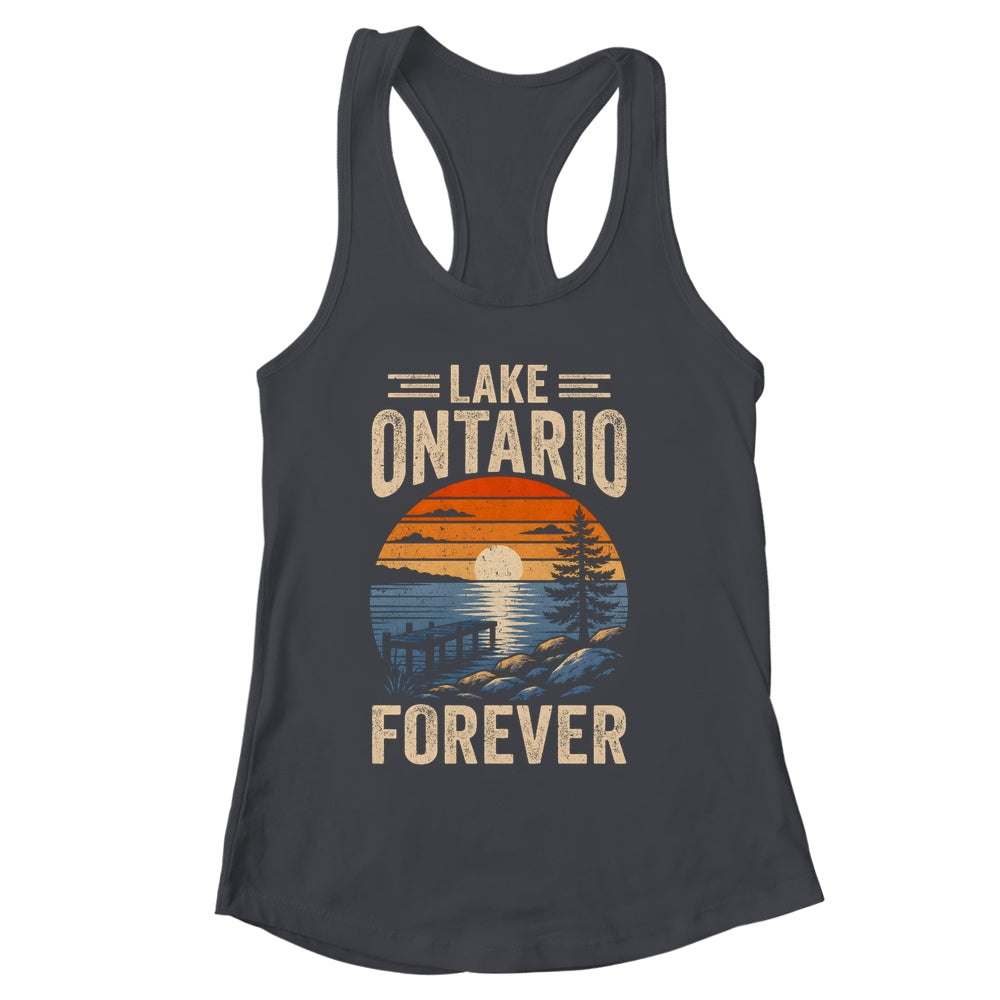 Lake Ontario Forever Retro Sunset Vintage Travel Lovers Shirt & Tank Top | siriusteestore