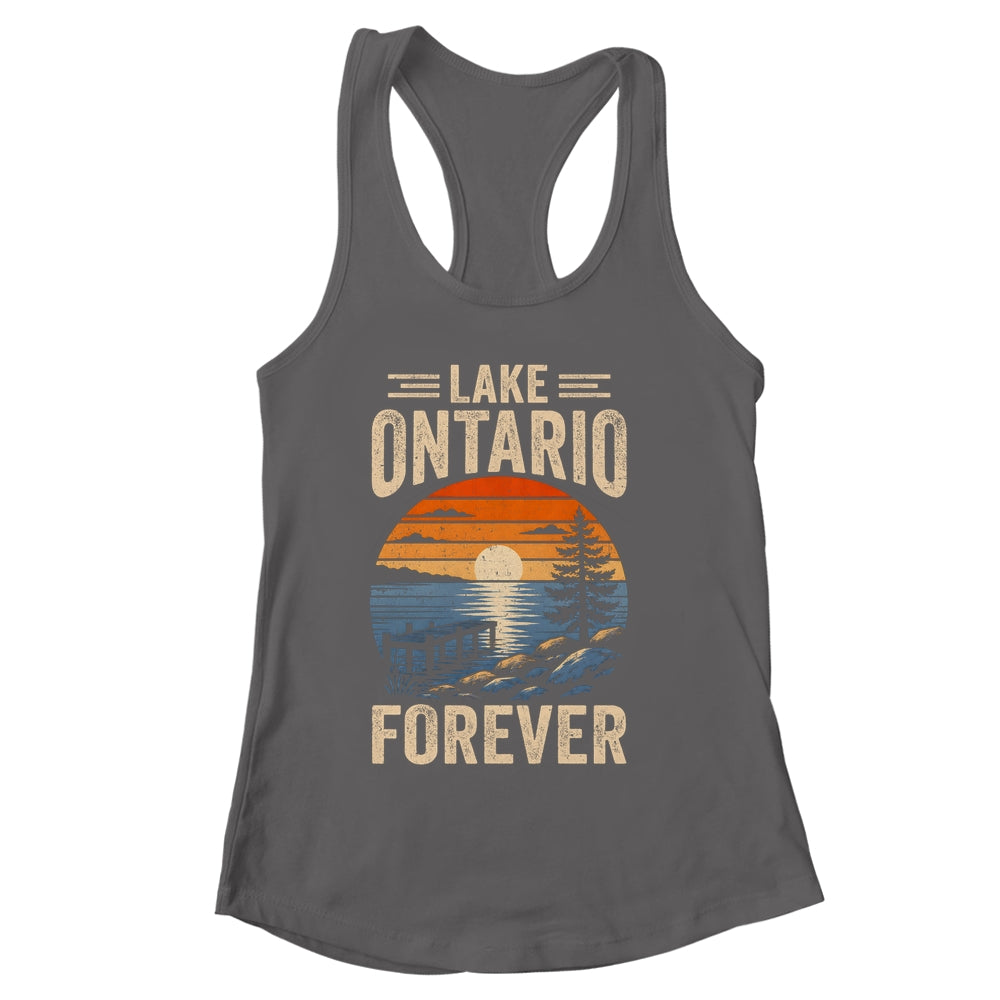 Lake Ontario Forever Retro Sunset Vintage Travel Lovers Shirt & Tank Top | siriusteestore
