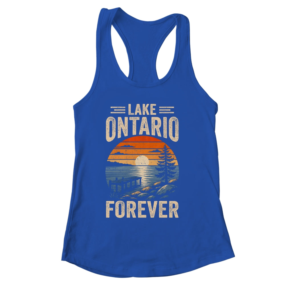 Lake Ontario Forever Retro Sunset Vintage Travel Lovers Shirt & Tank Top | siriusteestore