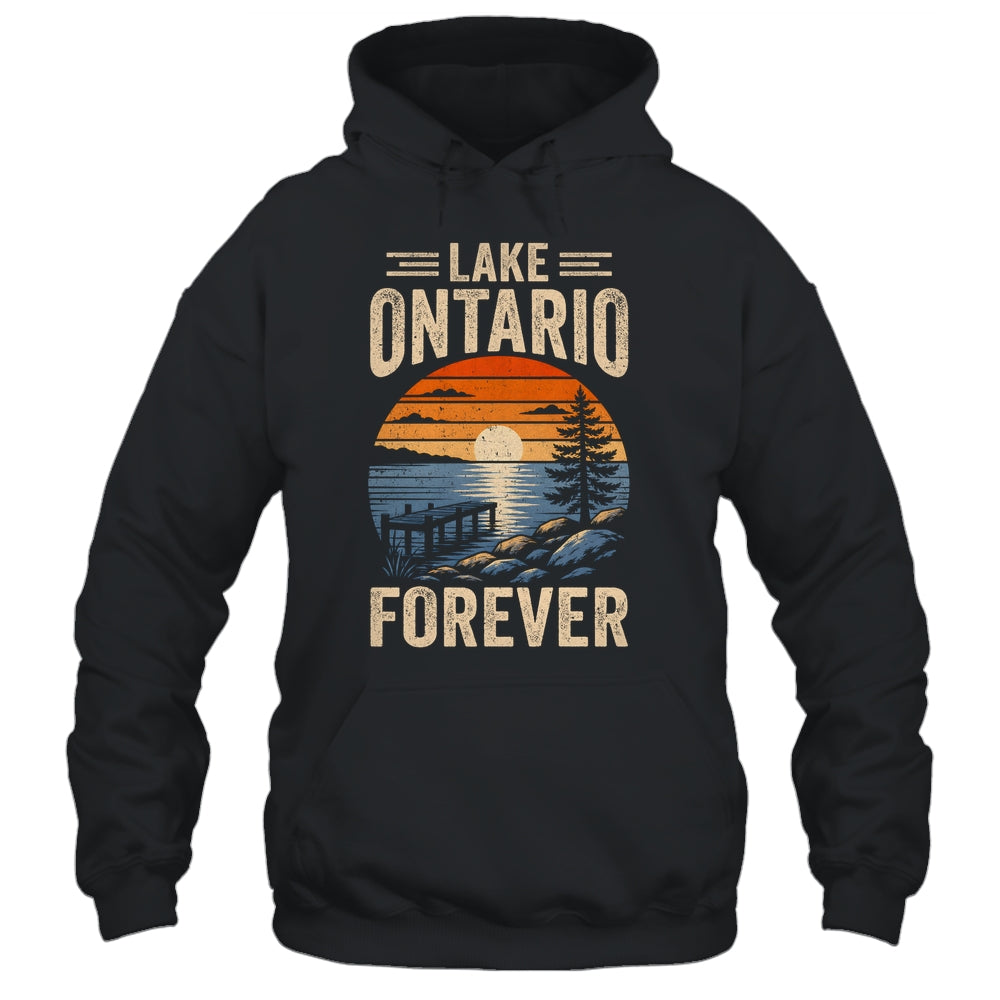 Lake Ontario Forever Retro Sunset Vintage Travel Lovers Shirt & Tank Top | siriusteestore