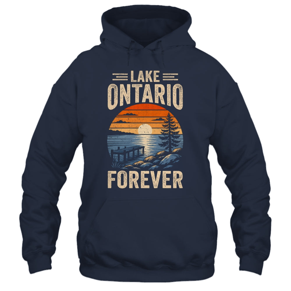 Lake Ontario Forever Retro Sunset Vintage Travel Lovers Shirt & Tank Top | siriusteestore