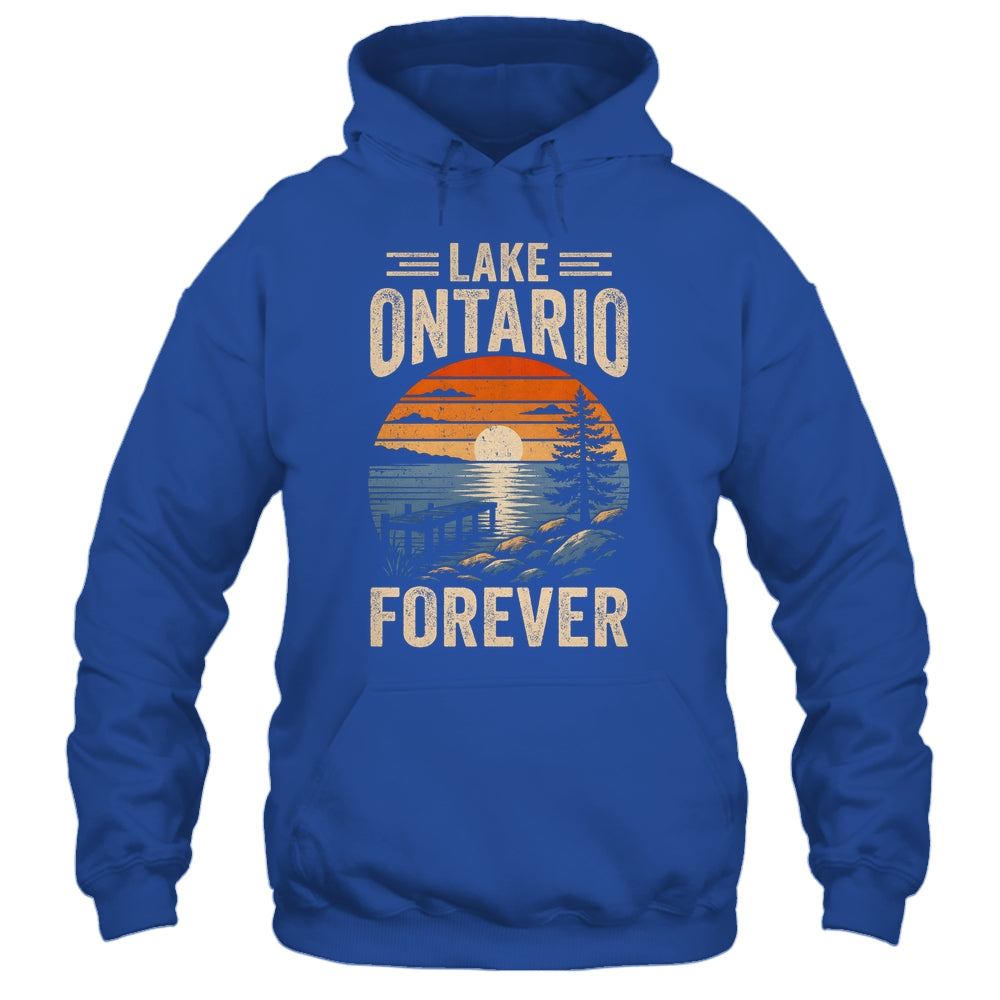 Lake Ontario Forever Retro Sunset Vintage Travel Lovers Shirt & Tank Top | siriusteestore