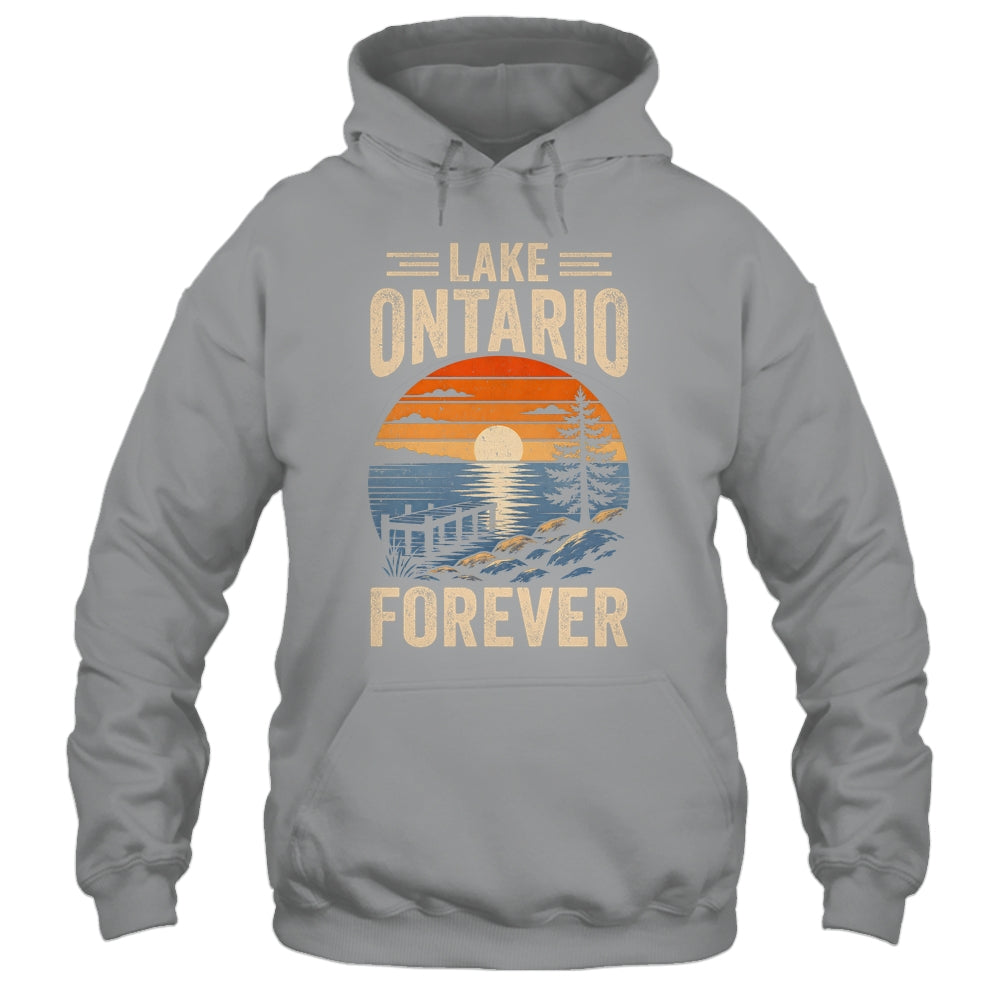 Lake Ontario Forever Retro Sunset Vintage Travel Lovers Shirt & Tank Top | siriusteestore