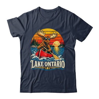 Lake Ontario Moose Canoe Vintage Outdoor Hiking Camping Shirt & Tank Top | siriusteestore