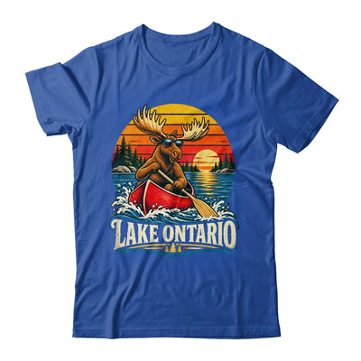 Lake Ontario Moose Canoe Vintage Outdoor Hiking Camping Shirt & Tank Top | siriusteestore