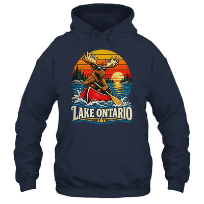 Lake Ontario Moose Canoe Vintage Outdoor Hiking Camping Shirt & Tank Top | siriusteestore