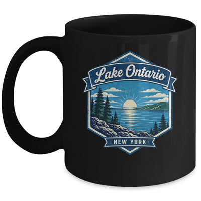 Lake Ontario New York Vintage Nature Scenic Outdoor Travel Mug | siriusteestore