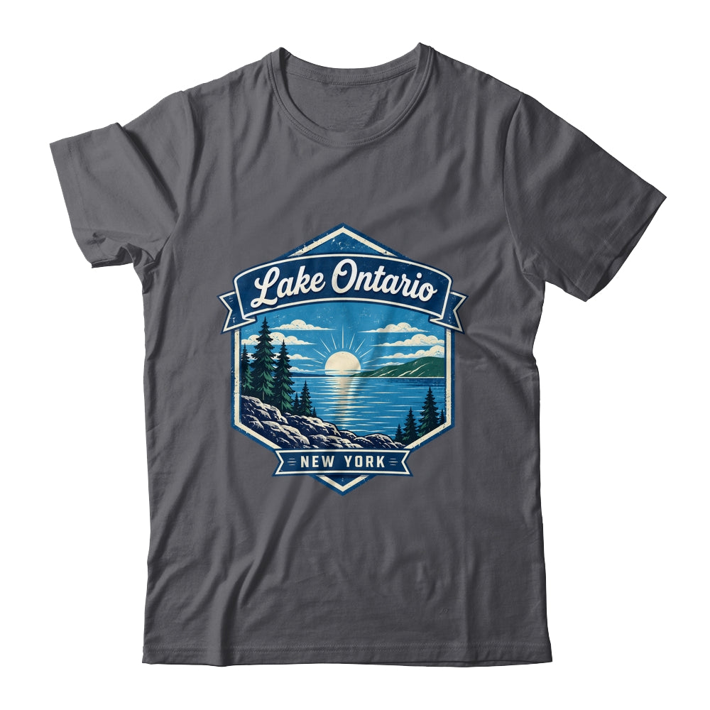 Lake Ontario New York Vintage Nature Scenic Outdoor Travel Shirt & Tank Top | siriusteestore