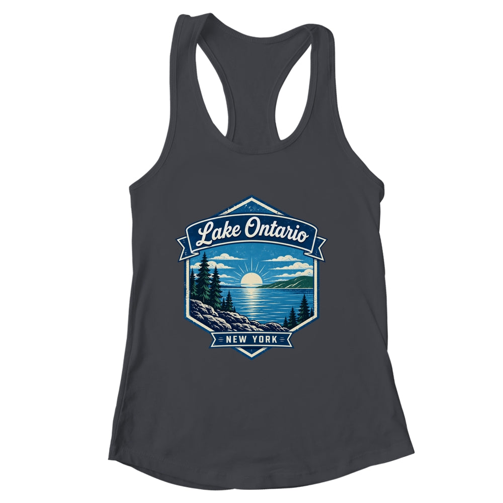 Lake Ontario New York Vintage Nature Scenic Outdoor Travel Shirt & Tank Top | siriusteestore
