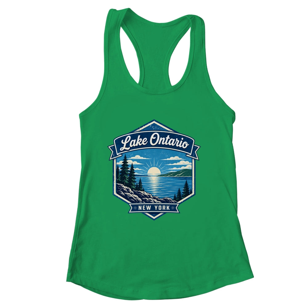 Lake Ontario New York Vintage Nature Scenic Outdoor Travel Shirt & Tank Top | siriusteestore