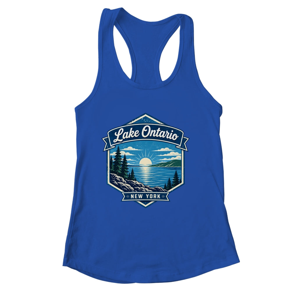 Lake Ontario New York Vintage Nature Scenic Outdoor Travel Shirt & Tank Top | siriusteestore