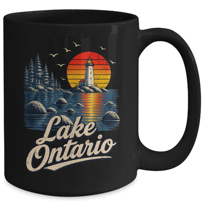Lake Ontario Retro Sunset Vintage Lakes Travel Nature Lovers Mug | siriusteestore