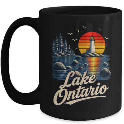 Lake Ontario Retro Sunset Vintage Lakes Travel Nature Lovers Mug | siriusteestore