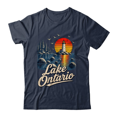 Lake Ontario Retro Sunset Vintage Lakes Travel Nature Lovers Shirt & Tank Top | siriusteestore