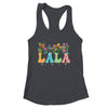 Lala Women Wildflower Floral Design Lala Mothers Day Shirt & Tank Top | siriusteestore