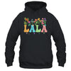 Lala Women Wildflower Floral Design Lala Mothers Day Shirt & Tank Top | siriusteestore