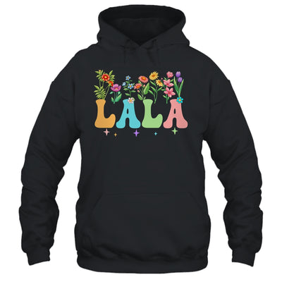 Lala Women Wildflower Floral Design Lala Mothers Day Shirt & Tank Top | siriusteestore