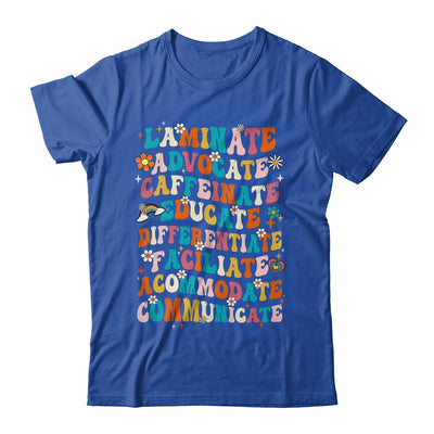 Laminate Advocate Caffeinate Educate SPED Special Education Shirt & Hoodie | siriusteestore