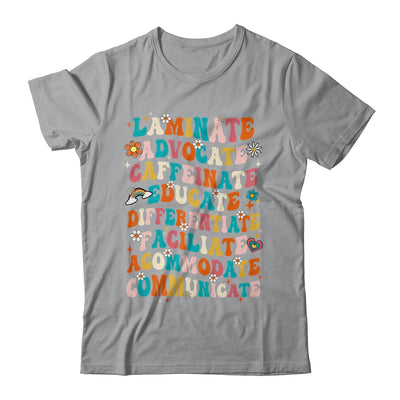 Laminate Advocate Caffeinate Educate SPED Special Education Shirt & Hoodie | siriusteestore
