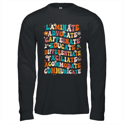 Laminate Advocate Caffeinate Educate SPED Special Education Shirt & Hoodie | siriusteestore
