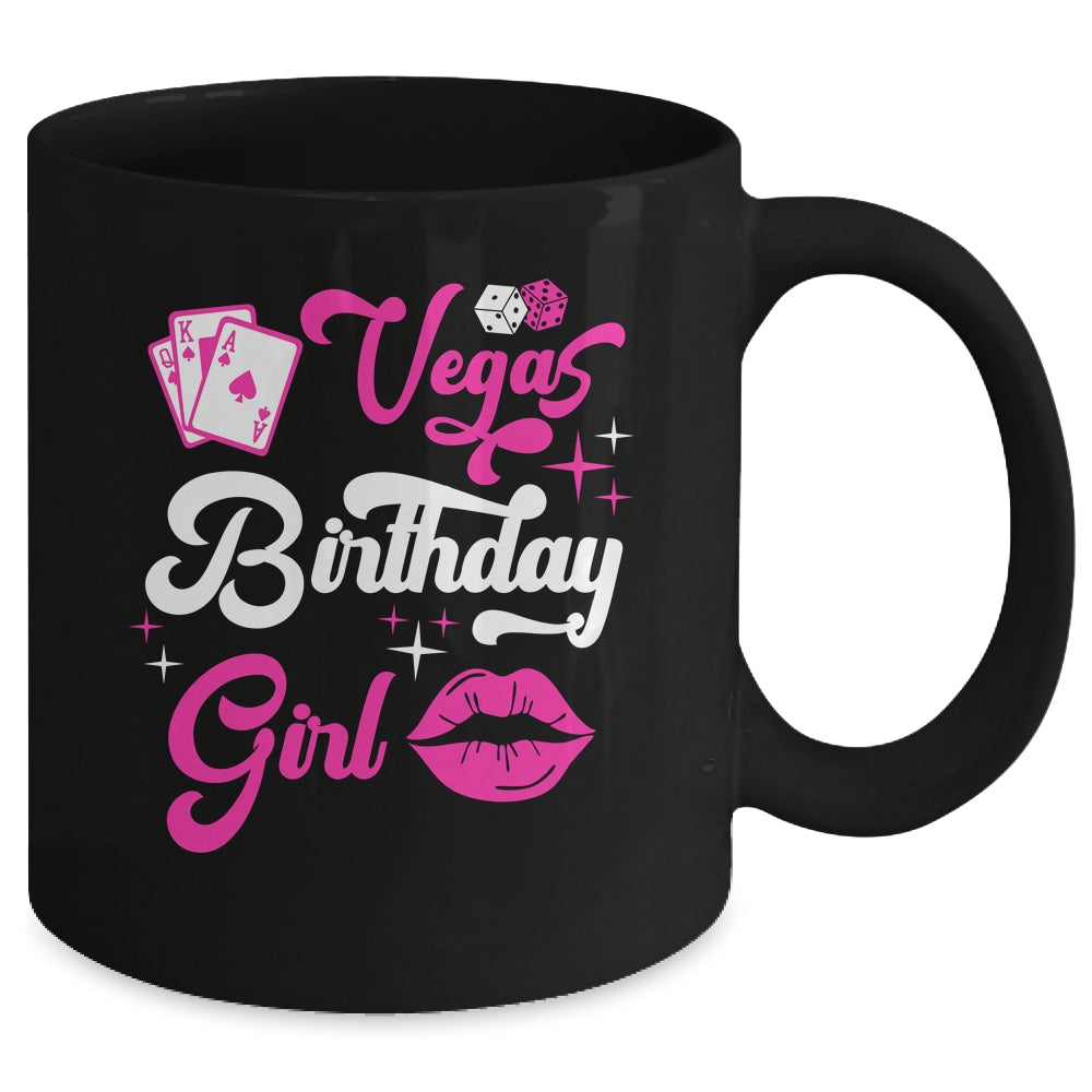 Las Vegas Birthday Party Matching Vegas Birthday Squad Mug | siriusteestore