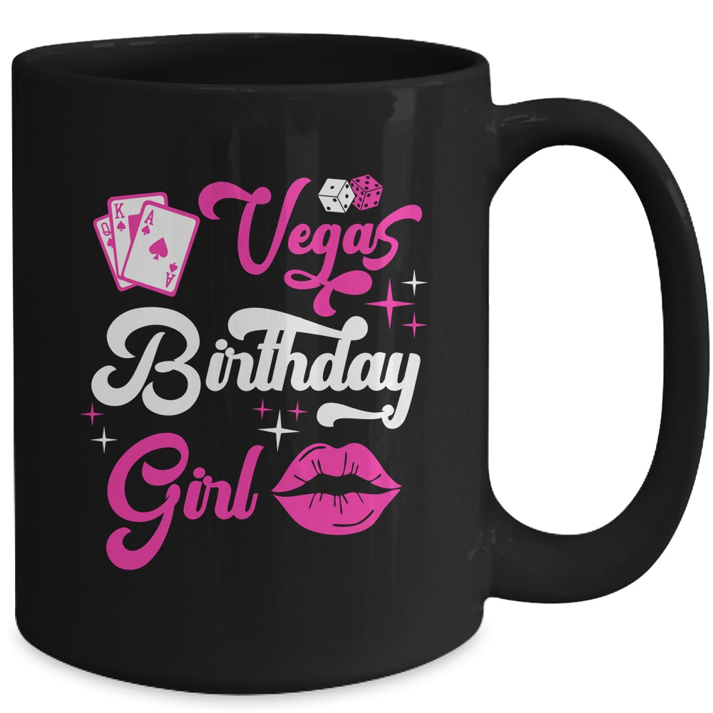 Las Vegas Birthday Party Matching Vegas Birthday Squad Mug | siriusteestore