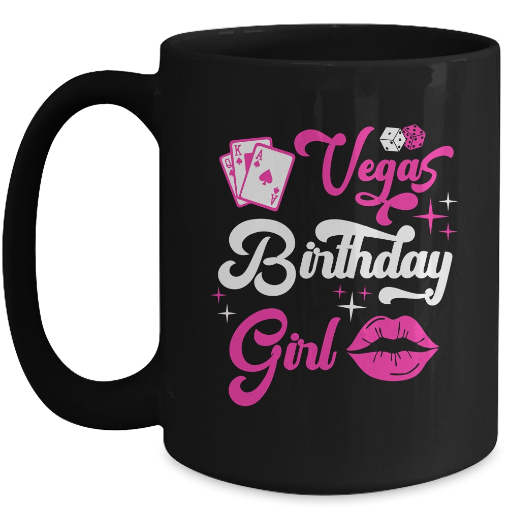 Las Vegas Birthday Party Matching Vegas Birthday Squad Mug | siriusteestore