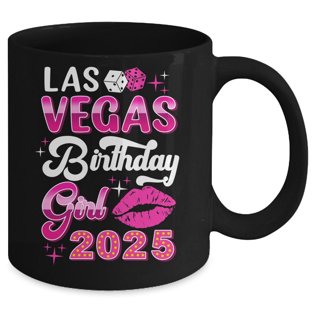 Las Vegas Girls Trip 2025 Cruise Trip Matching Birthday Girl Mug | siriusteestore