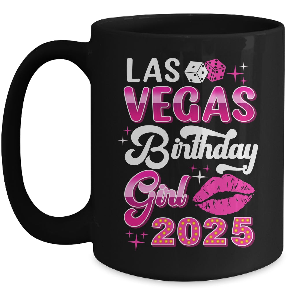 Las Vegas Girls Trip 2025 Cruise Trip Matching Birthday Girl Mug | siriusteestore
