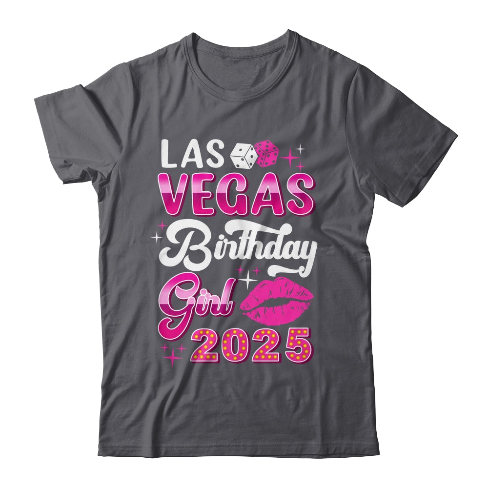 Las Vegas Girls Trip 2025 Cruise Trip Matching Birthday Girl Shirt & Tank Top | siriusteestore