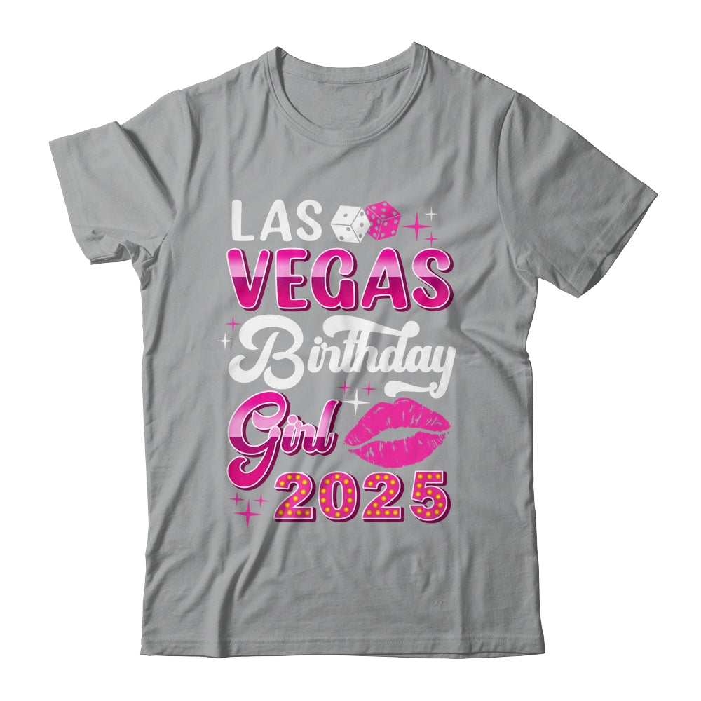 Las Vegas Girls Trip 2025 Cruise Trip Matching Birthday Girl Shirt & Tank Top | siriusteestore