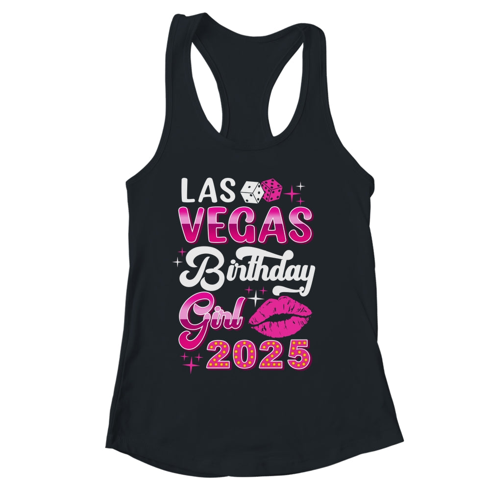 Las Vegas Girls Trip 2025 Cruise Trip Matching Birthday Girl Shirt & Tank Top | siriusteestore