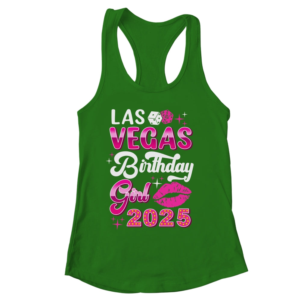 Las Vegas Girls Trip 2025 Cruise Trip Matching Birthday Girl Shirt & Tank Top | siriusteestore