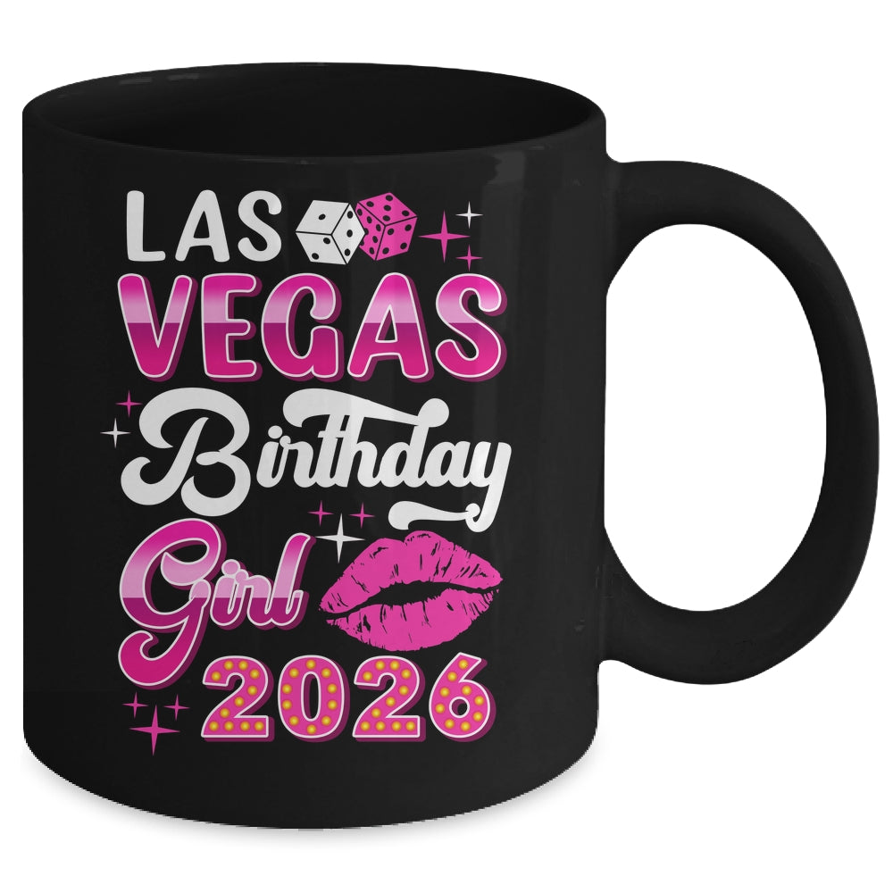 Las Vegas Girls Trip 2026 Cruise Trip Matching Birthday Girl Mug | siriusteestore