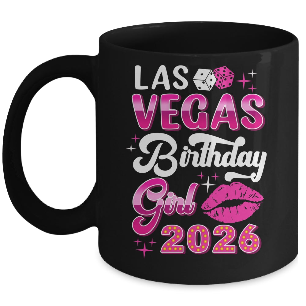 Las Vegas Girls Trip 2026 Cruise Trip Matching Birthday Girl Mug | siriusteestore