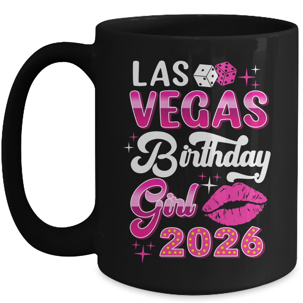 Las Vegas Girls Trip 2026 Cruise Trip Matching Birthday Girl Mug | siriusteestore