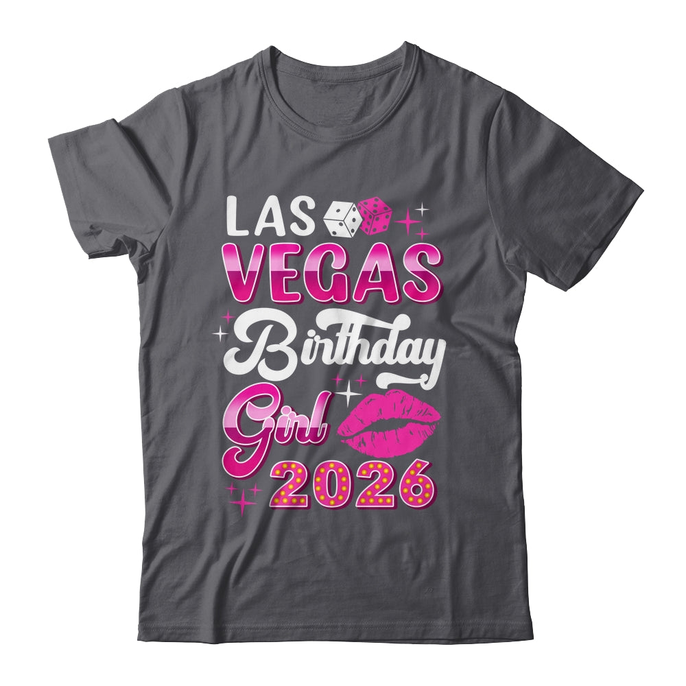 Las Vegas Girls Trip 2026 Cruise Trip Matching Birthday Girl Shirt & Tank Top | siriusteestore