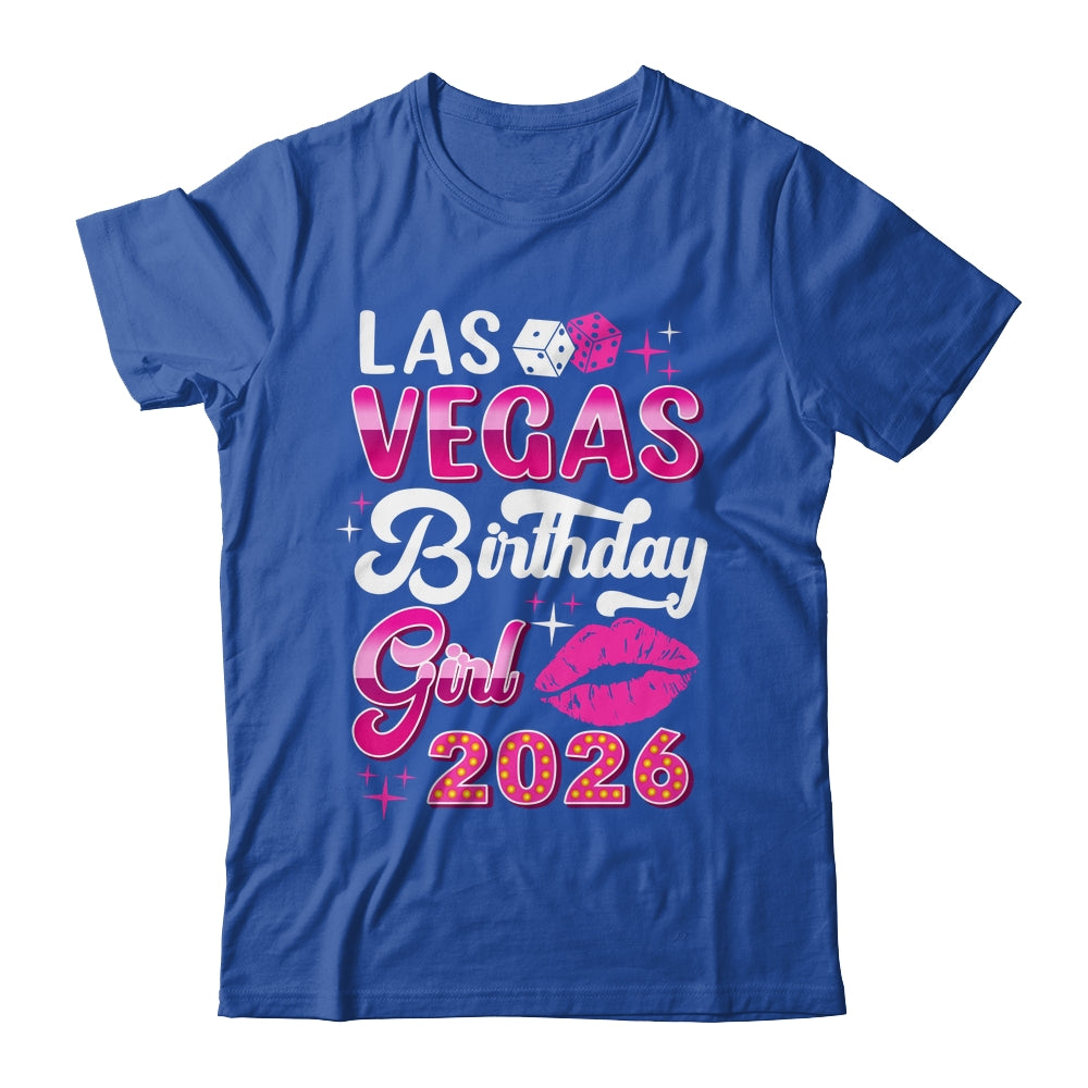 Las Vegas Girls Trip 2026 Cruise Trip Matching Birthday Girl Shirt & Tank Top | siriusteestore