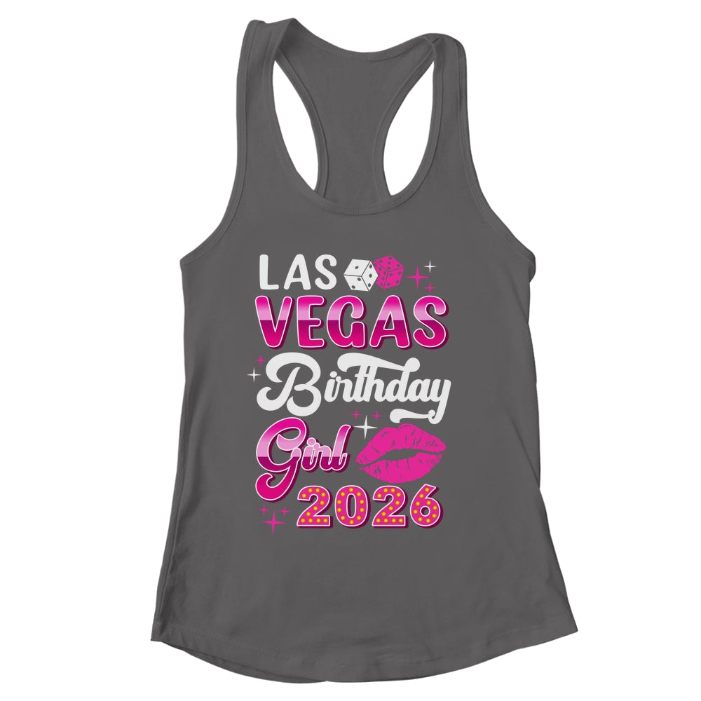 Las Vegas Girls Trip 2026 Cruise Trip Matching Birthday Girl Shirt & Tank Top | siriusteestore